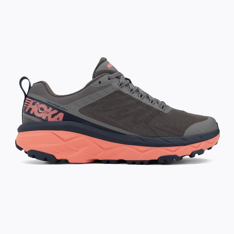 Дамски обувки за бягане HOKA Challenger ATR 5 charcoal gray/fusion coral 2