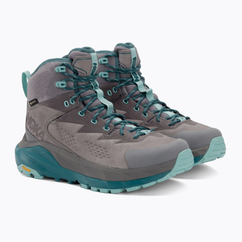 Дамски ботуши за трекинг HOKA Kaha GTX frost gray/aqua haze 4