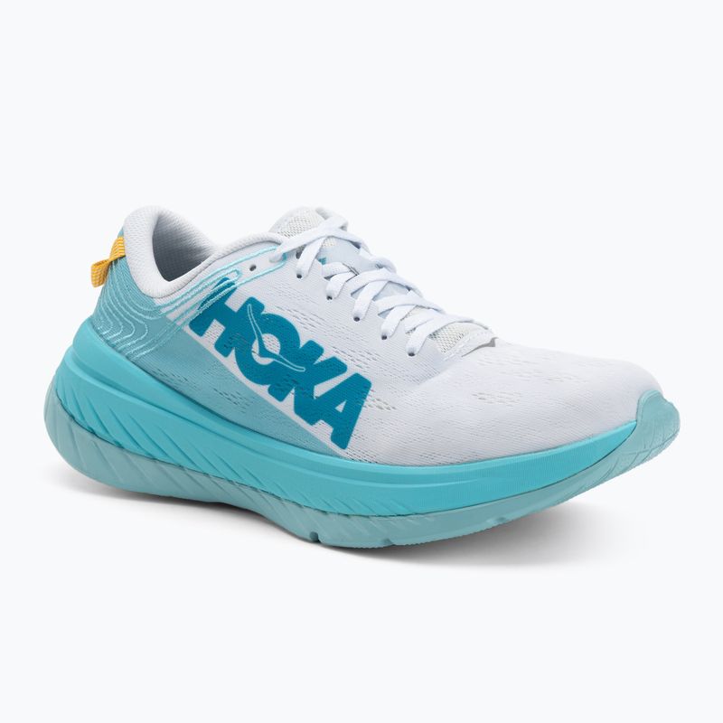 Дамски обувки за бягане HOKA Carbon X white/angel blue