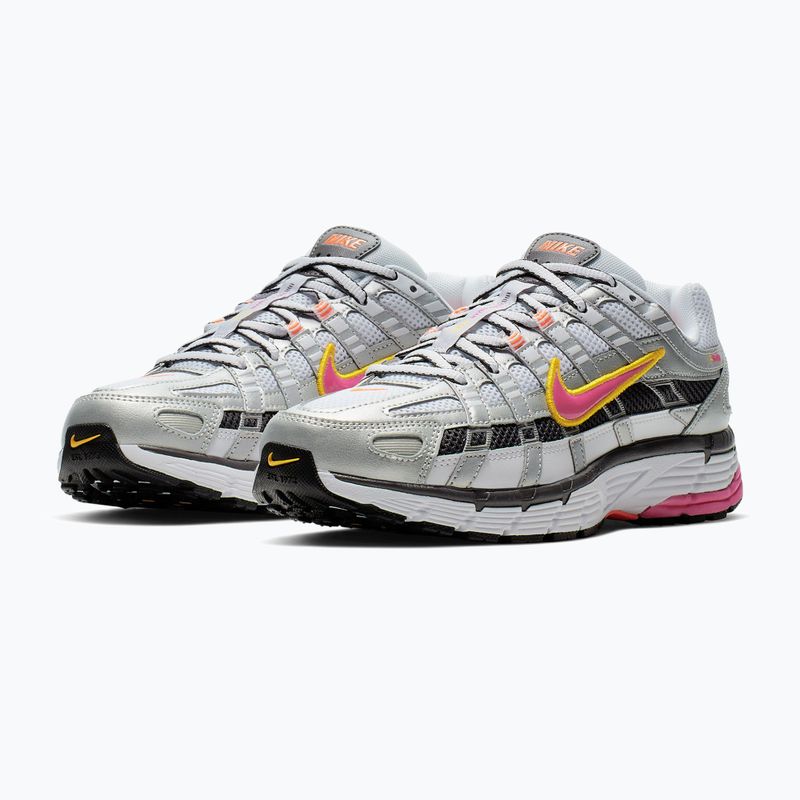 Дамски обувки Nike P-6000 white/metallic platinum/laser fuchsia 2