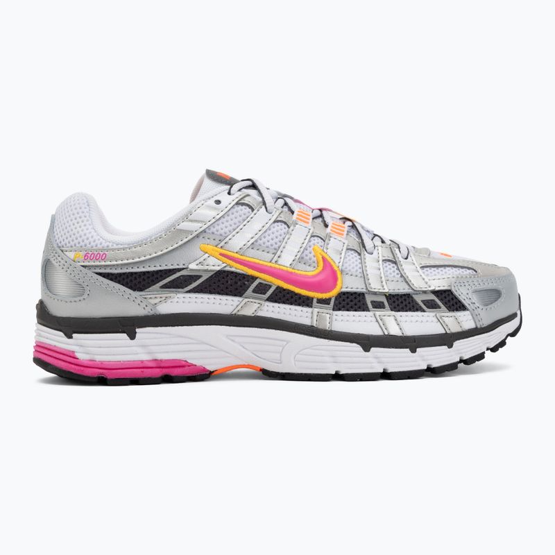 Дамски обувки Nike P-6000 white/metallic platinum/laser fuchsia 2