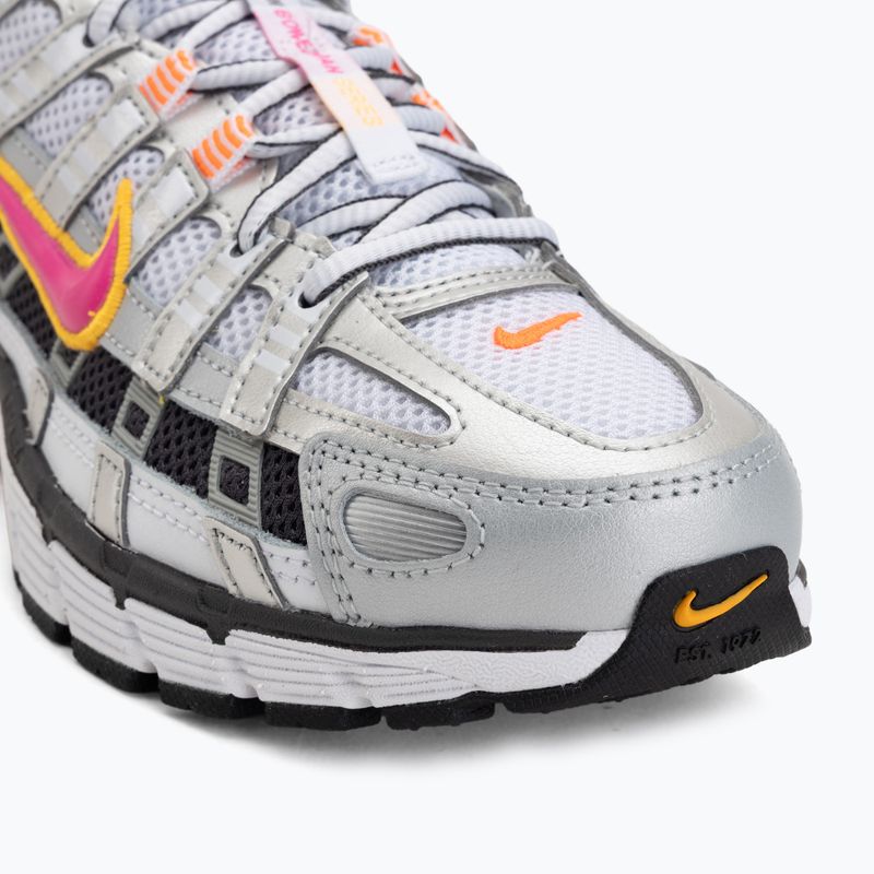 Дамски обувки Nike P-6000 white/metallic platinum/laser fuchsia 7