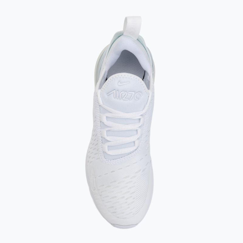 Детски обувки Nike Air Max 270 white/metallic silver/white 5