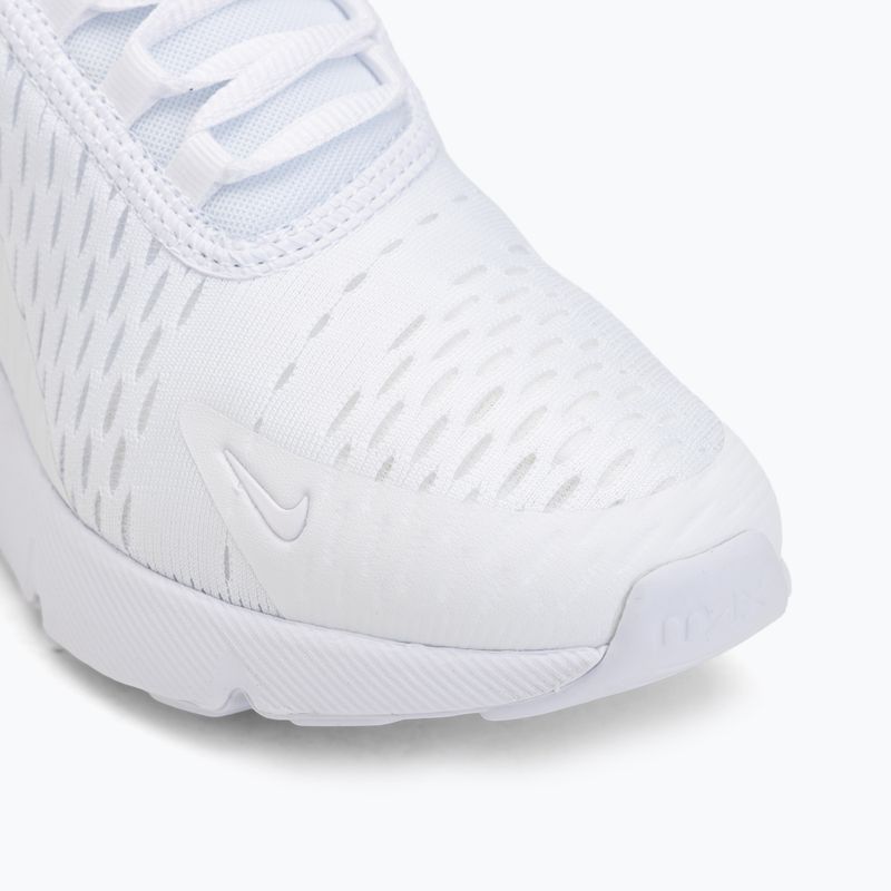 Детски обувки Nike Air Max 270 white/metallic silver/white 7