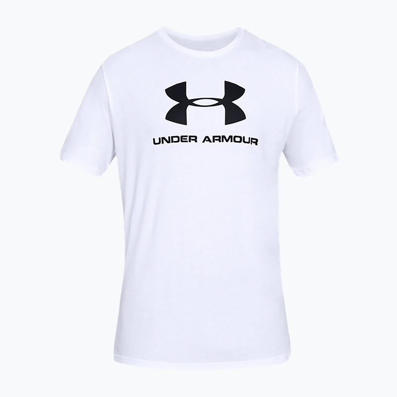 Under Armour Sportstyle Logo SS мъжка тениска за тренировки бяла 1329590 3