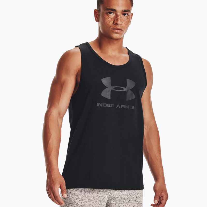 Мъжки резервоар за тренировки Under Armour Sportstyle Logo Training Tank black 1329589 3