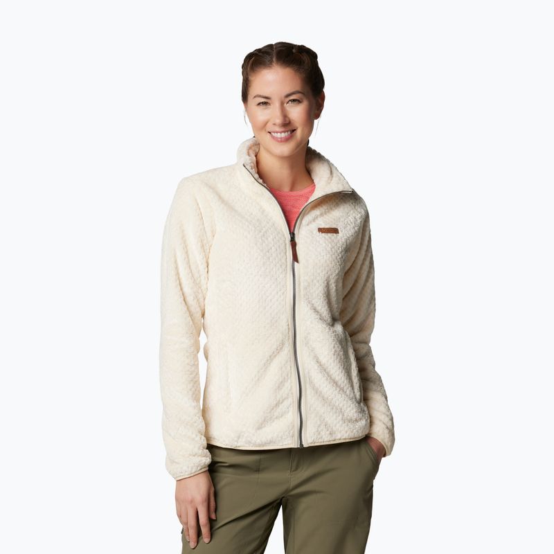 Дамски суитшърт Columbia Fire Side II Sherpa Full Zip chalk