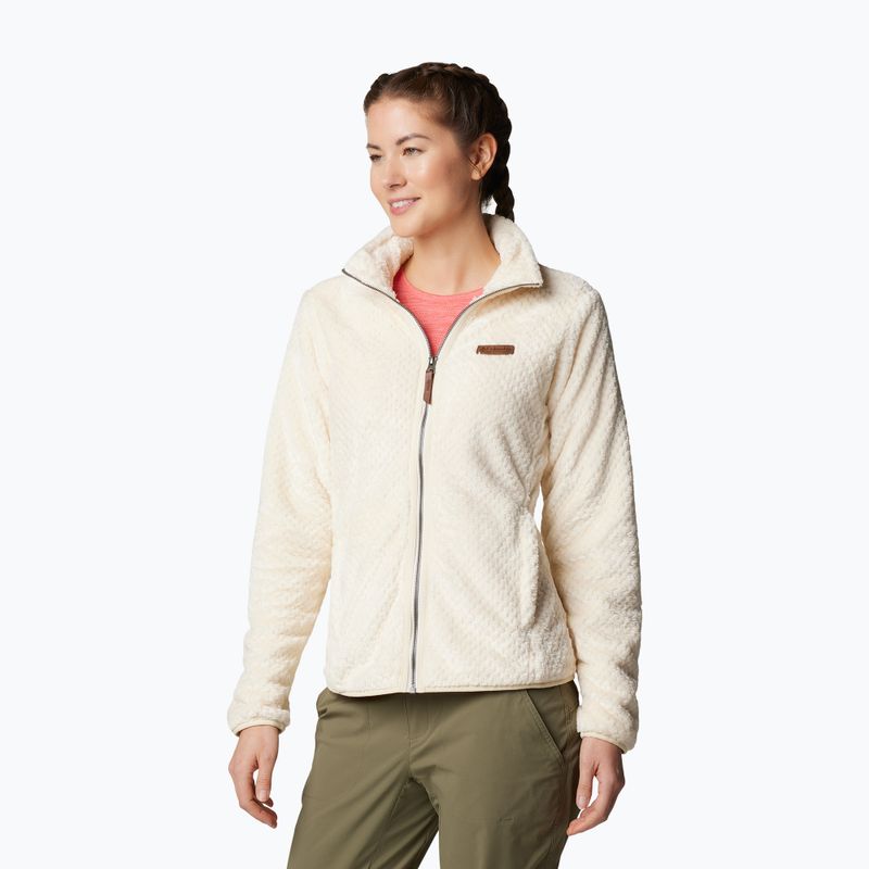 Дамски суитшърт Columbia Fire Side II Sherpa Full Zip chalk 4
