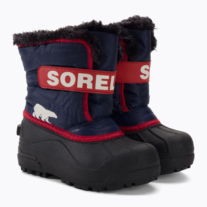 Детски ботуши за трекинг Sorel Snow Commander nocturnal/sail red 4