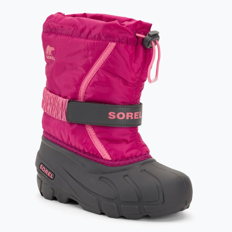 Детски ботуши за сняг Sorel Flurry Dtv deep blush/tropic pink