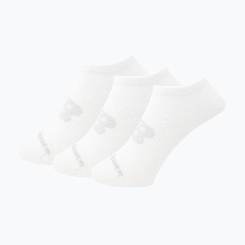 New Balance Flat Knit No Show чорапи 3 чифта бели