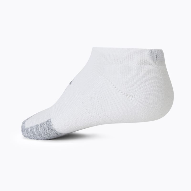Under Armour Heatgear No Show спортни чорапи 3 чифта бели 1346755 3