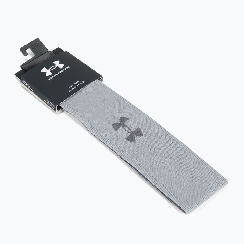 Дамска лента за глава Under Armour Jacquard Perfect, сива UAR-1347153035