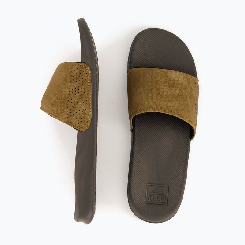 Мъжки чехли REEF One Slide grey/tan Мъжки джапанки 8
