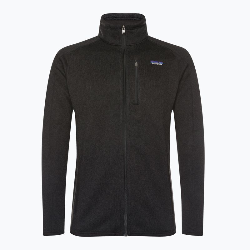 Мъжки суитчър Patagonia Better Sweater Флийс суитчър за трекинг черен 3
