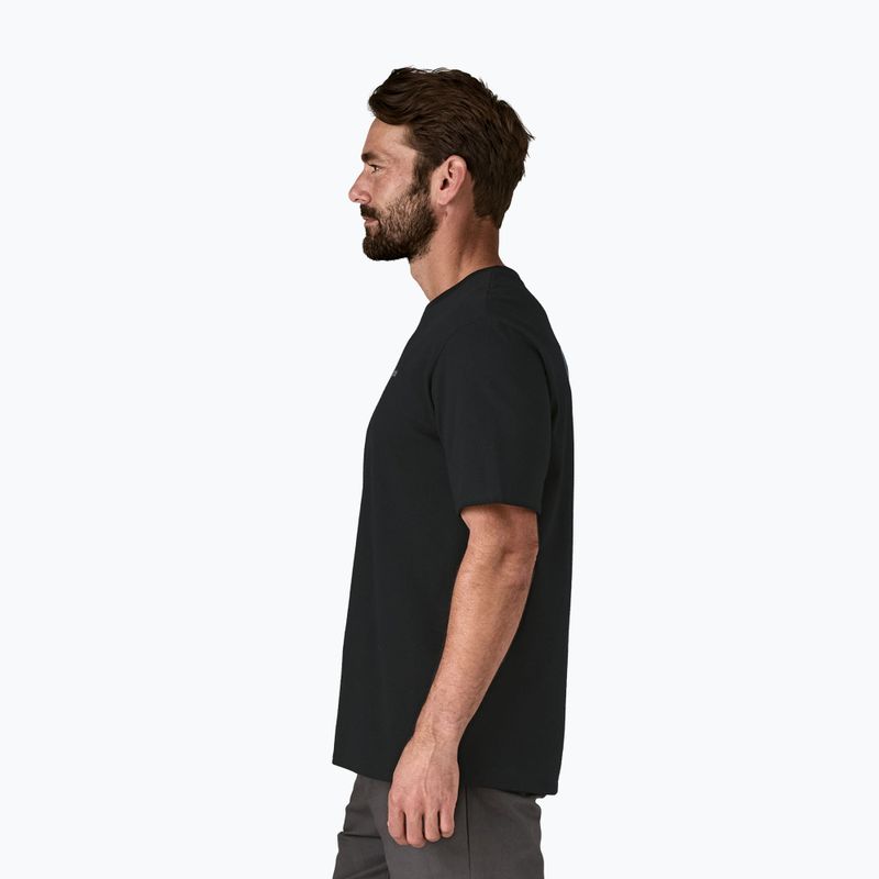 Мъжка тениска за трекинг Patagonia P-6 Logo Responsibili-Tee black 4