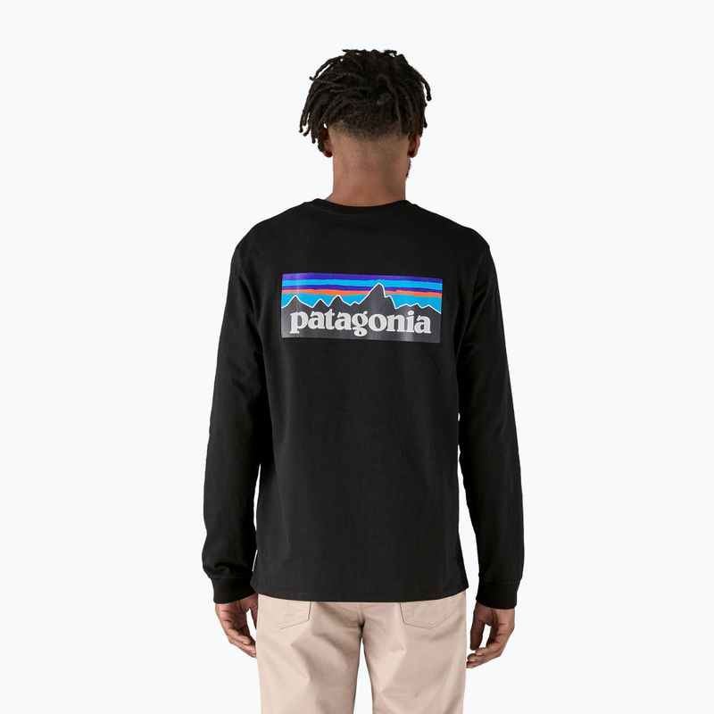 Мъжки ръкав Patagonia P-6 Logo Responsibili trekking longsleeve black 3