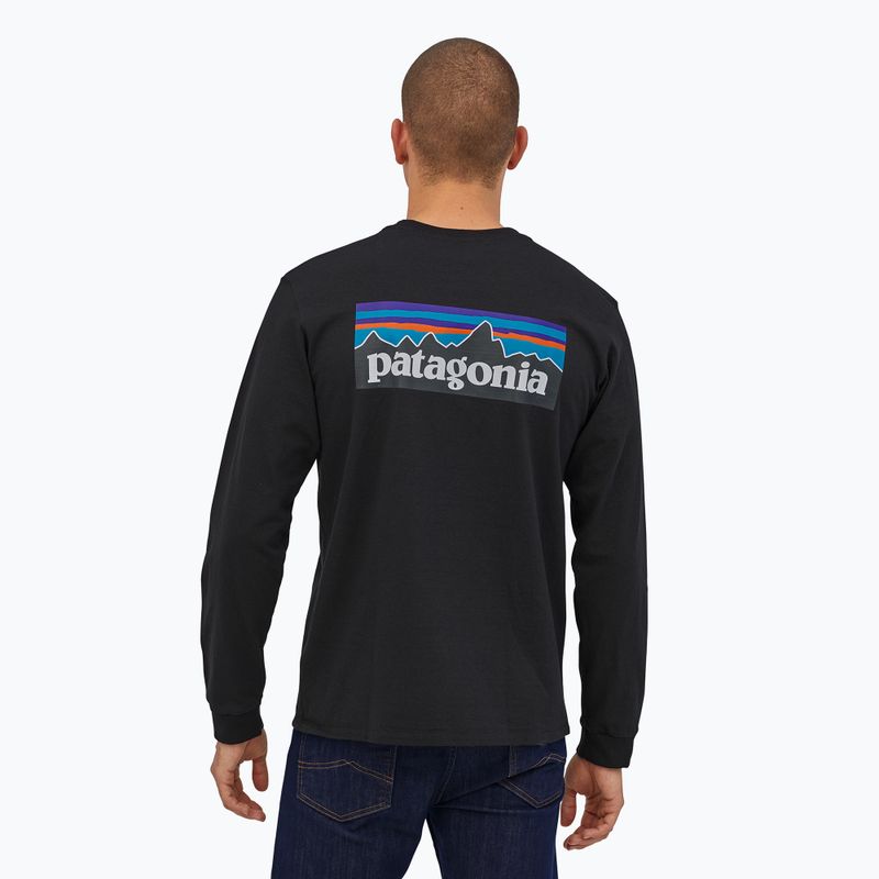 Мъжки ръкав Patagonia P-6 Logo Responsibili trekking longsleeve black 2