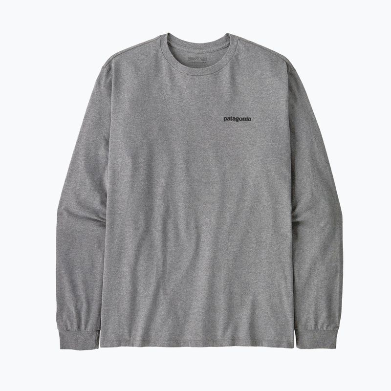 Мъжка блуза с дълъг ръкав Patagonia P-6 Logo Responsibili gravel heather 3