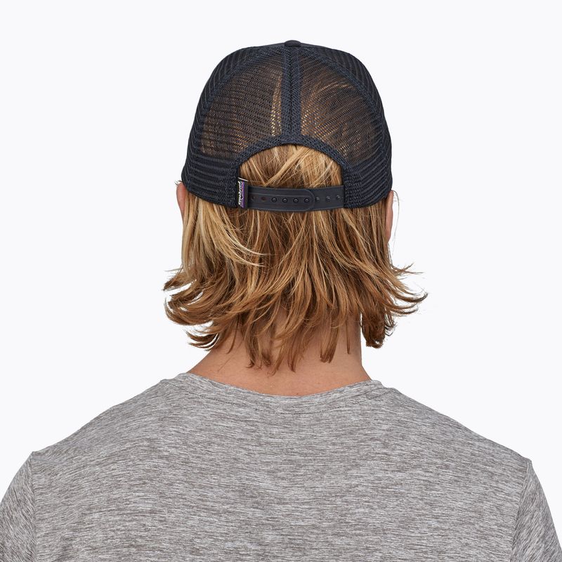 Patagonia P-6 Logo Trucker бейзболна шапка тъмносиня 5