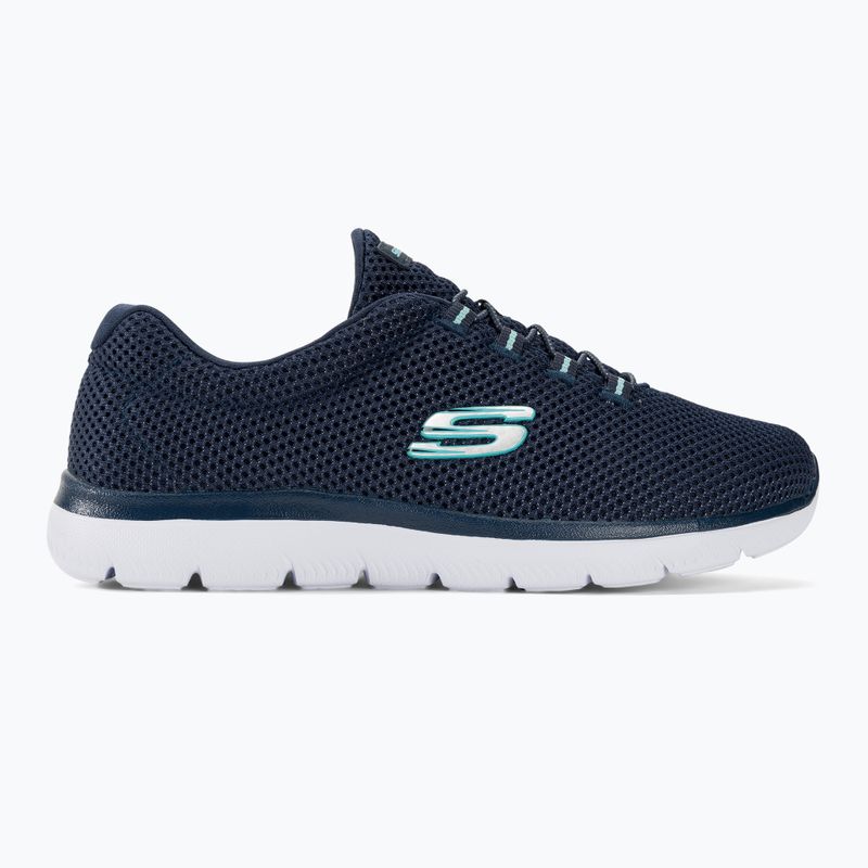 Дамски обувки за тренировка SKECHERS Summits navy/light blue 2