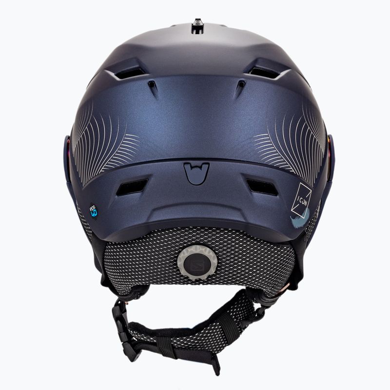 Дамска ски каска Salomon Icon Lt Visor navy blue L41199800 3