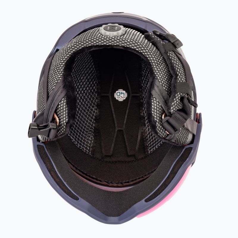 Дамска ски каска Salomon Icon Lt Visor navy blue L41199800 5