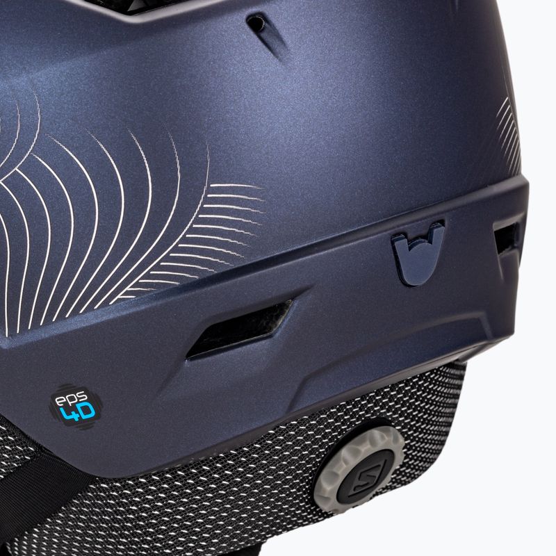 Дамска ски каска Salomon Icon Lt Visor navy blue L41199800 7