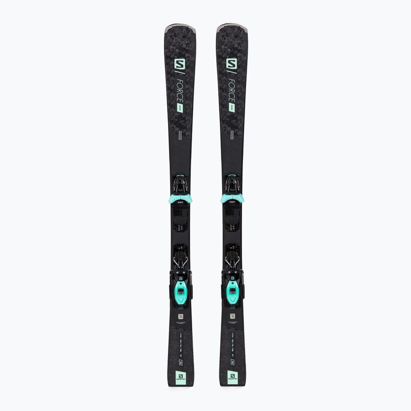 Дамски ски за спускане Salomon S/Force W 7 + M10 GW white L41135600/L4113250010