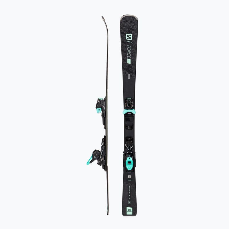 Дамски ски за спускане Salomon S/Force W 7 + M10 GW white L41135600/L4113250010 2