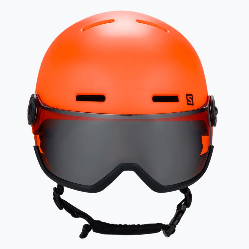 Детска ски каска Salomon Grom Visor orange L40836900 2