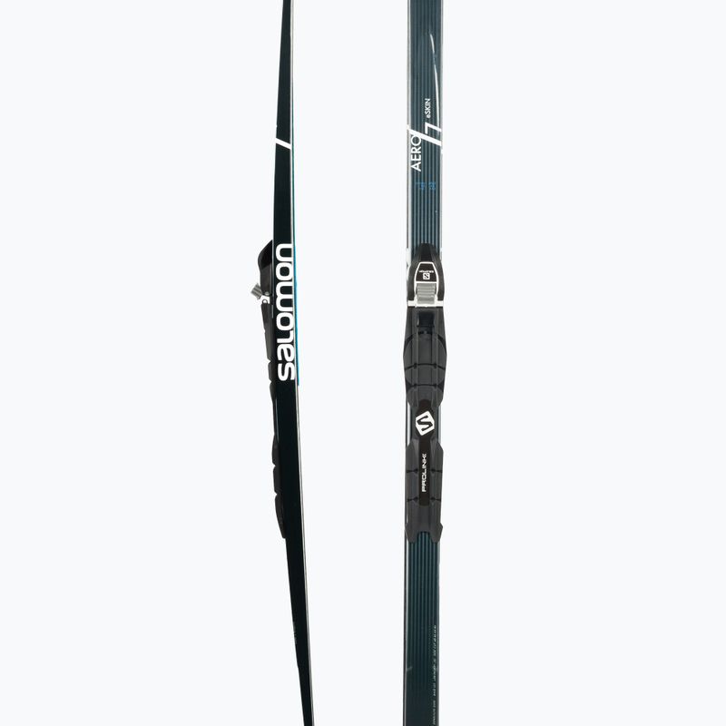 Salomon Aero 7 Eskin + Prolink Access ски за ски бягане черно/червено L412131PM 5