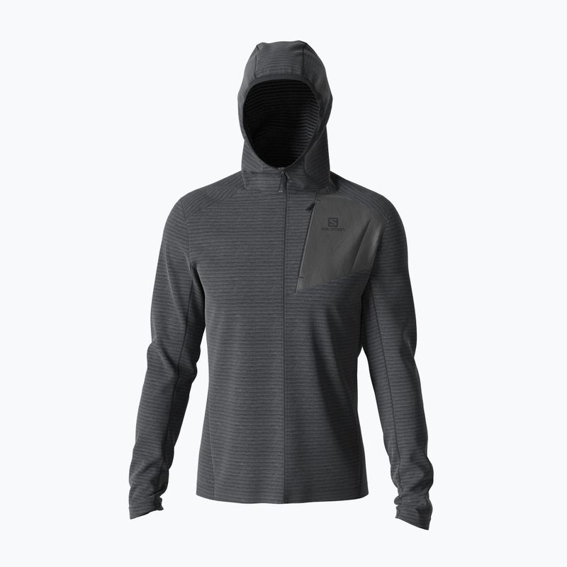 Мъжки Salomon Outline FZ Hoodie black LC1368300 2