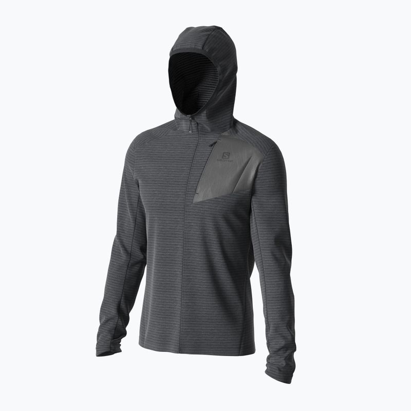 Мъжки Salomon Outline FZ Hoodie black LC1368300 4