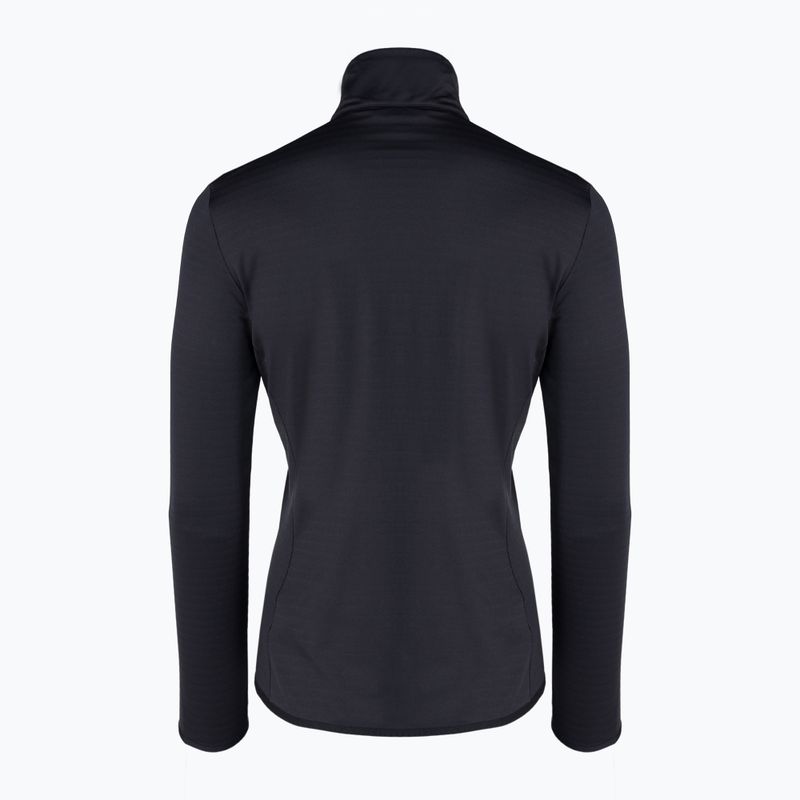 Дамски суитшърт Salomon Outrack Full Zip Mid от полар черен LC1358200 2