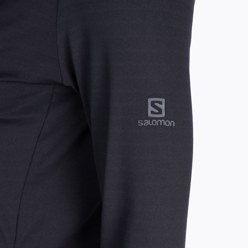 Дамски суитшърт Salomon Outrack Full Zip Mid от полар черен LC1358200 3