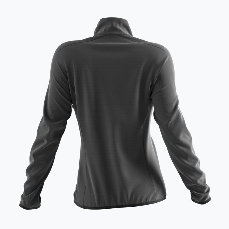Дамски суитшърт Salomon Outrack Full Zip Mid от полар черен LC1358200 6