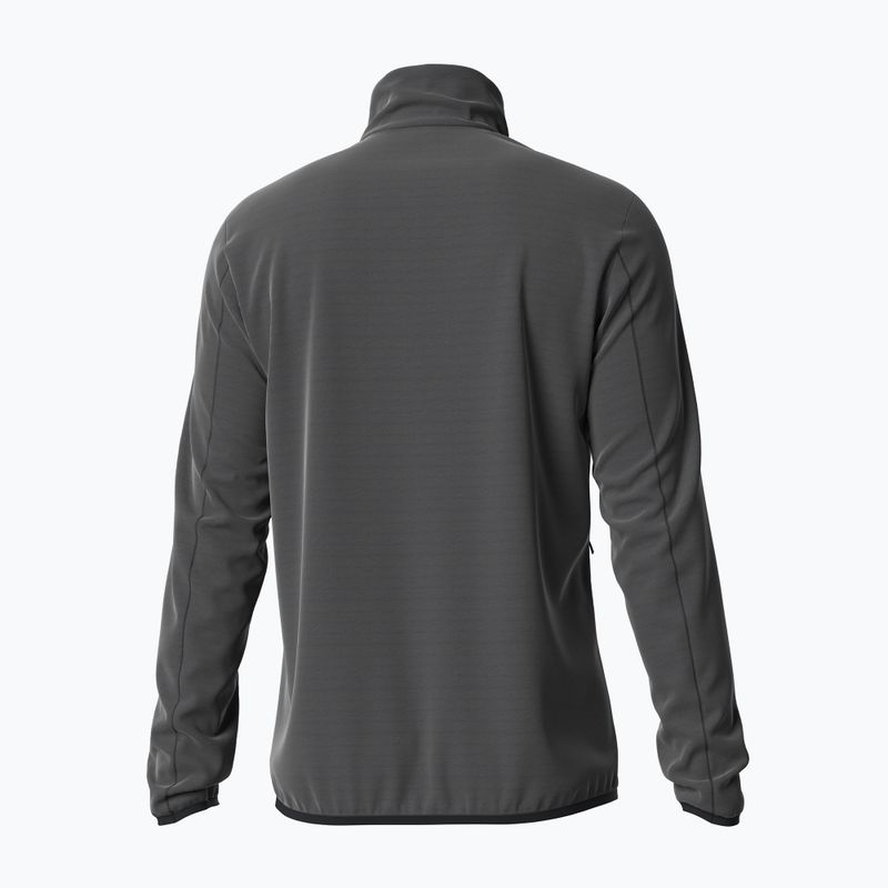 Мъжки потник Salomon Outrack Full Zip Mid от полар черен LC1369200 3