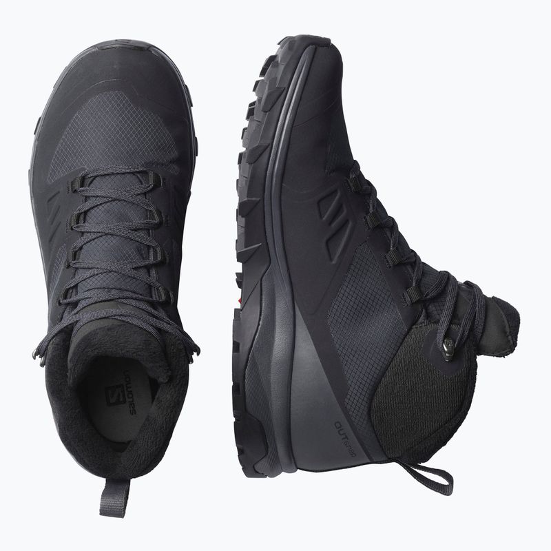 Дамски ботуши за трекинг Salomon Outsnap CSWP black L41110100 14