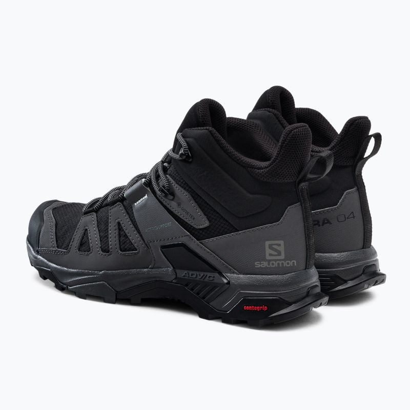 Мъжки ботуши за трекинг Salomon X Ultra 4 Mid GTX black/magnet/pearl 3