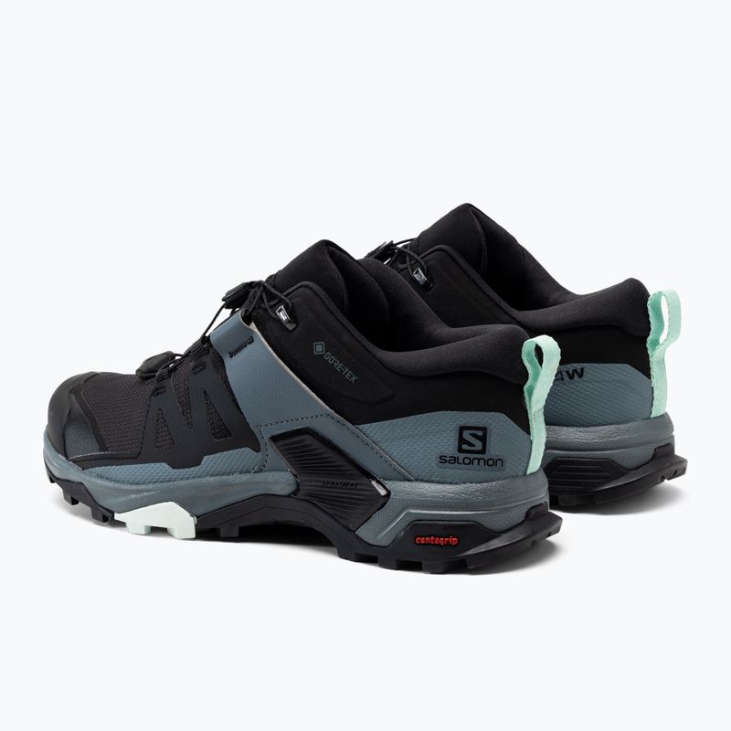 Дамски ботуши за трекинг Salomon X Ultra 4 GTX сиво-черен L41289600 3