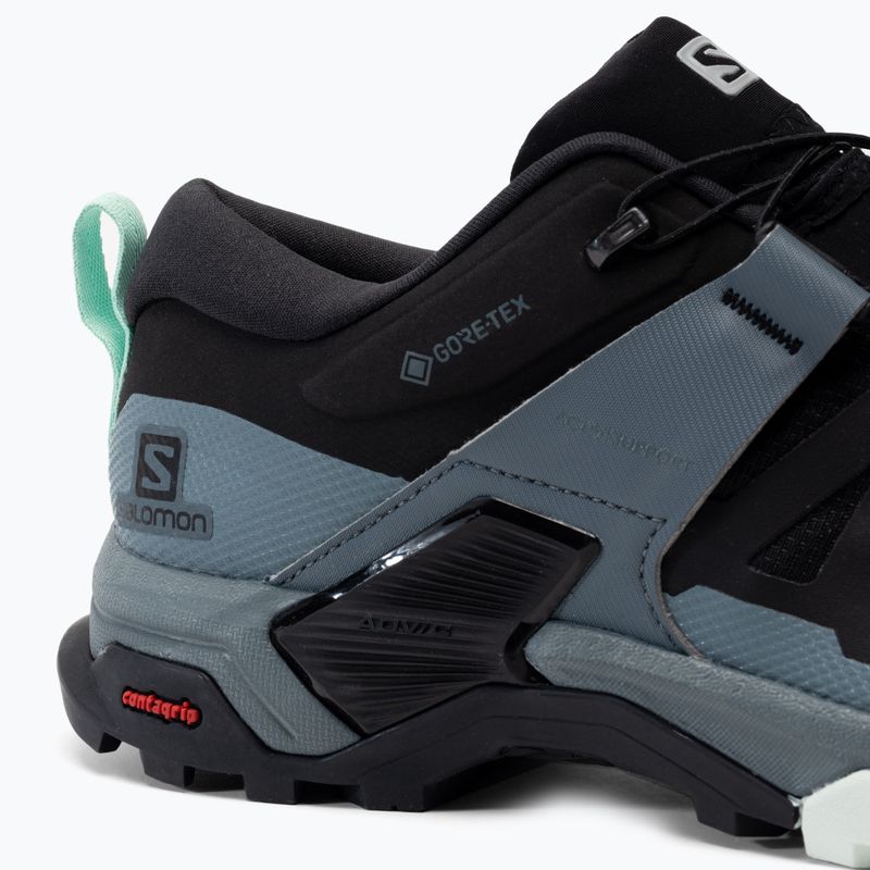 Дамски ботуши за трекинг Salomon X Ultra 4 GTX сиво-черен L41289600 7