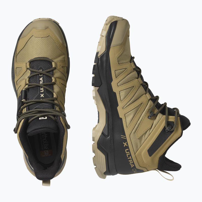 Мъжки ботуши за трекинг Salomon X Ultra 4 Mid GTX kelp/black/safari 14