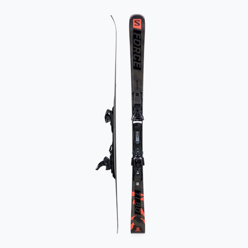 Мъжки ски за спускане Salomon S/Force Ti.80 grey + Z12 GW L41496000/L4146890010 2