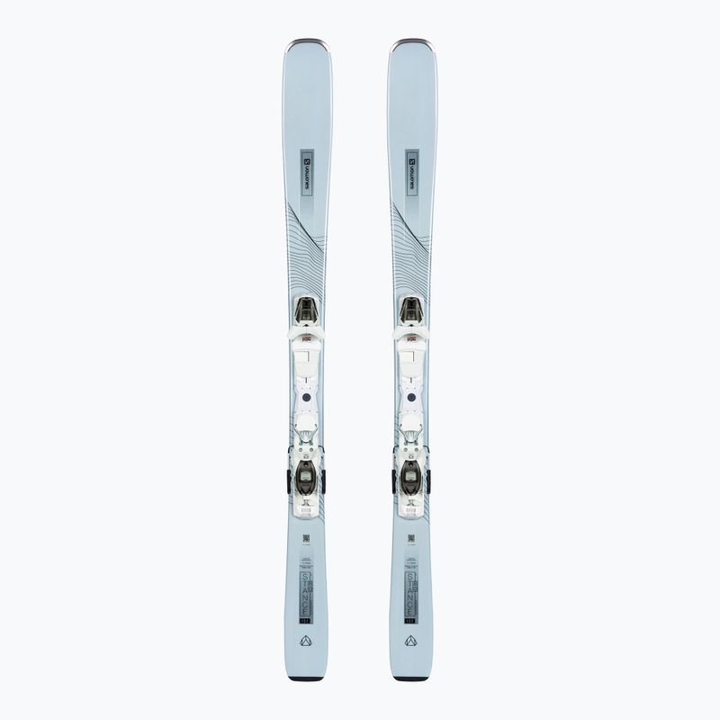 Мъжки ски за спускане Salomon Stance W80 white + M10 GW L41494000/L4113260010
