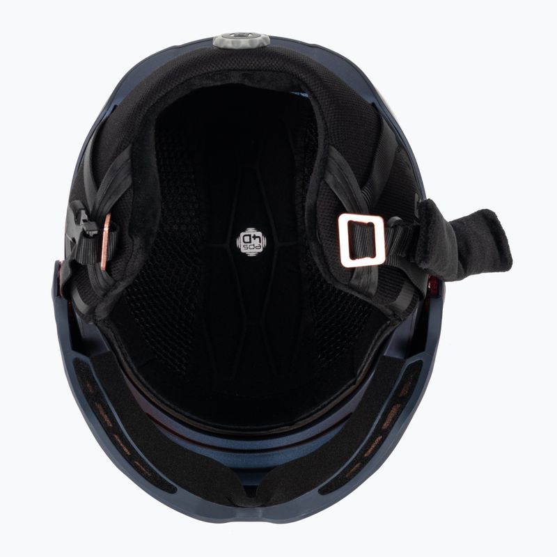 Дамска ски каска Salomon Icon LT Visor Photo Sigma S1-S3 navy blue L41529800 5