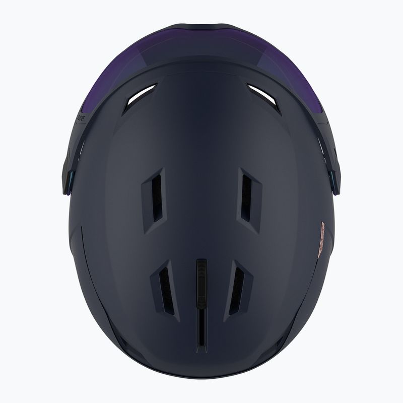 Дамска ски каска Salomon Icon LT Visor Photo Sigma S1-S3 navy blue L41529800 13