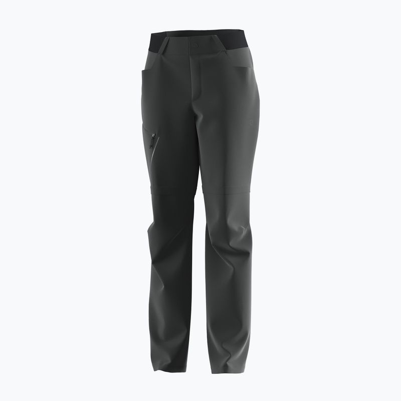 Дамски панталони за трекинг Salomon Wayfarer Zip Off black LC1701900 6
