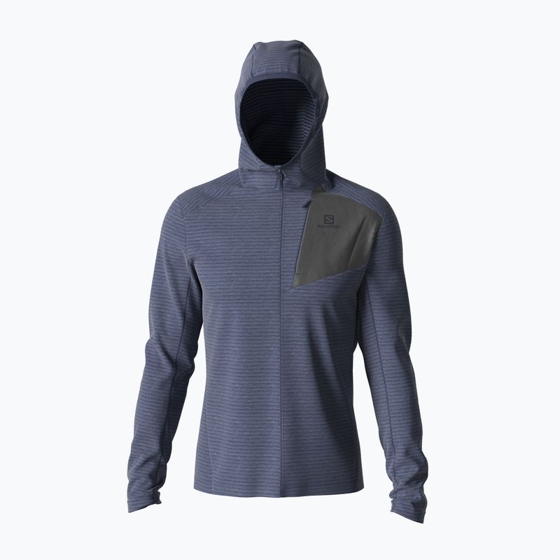 Мъжки суитшърт Salomon Outline FZ с качулка Navy blue LC1712100 2