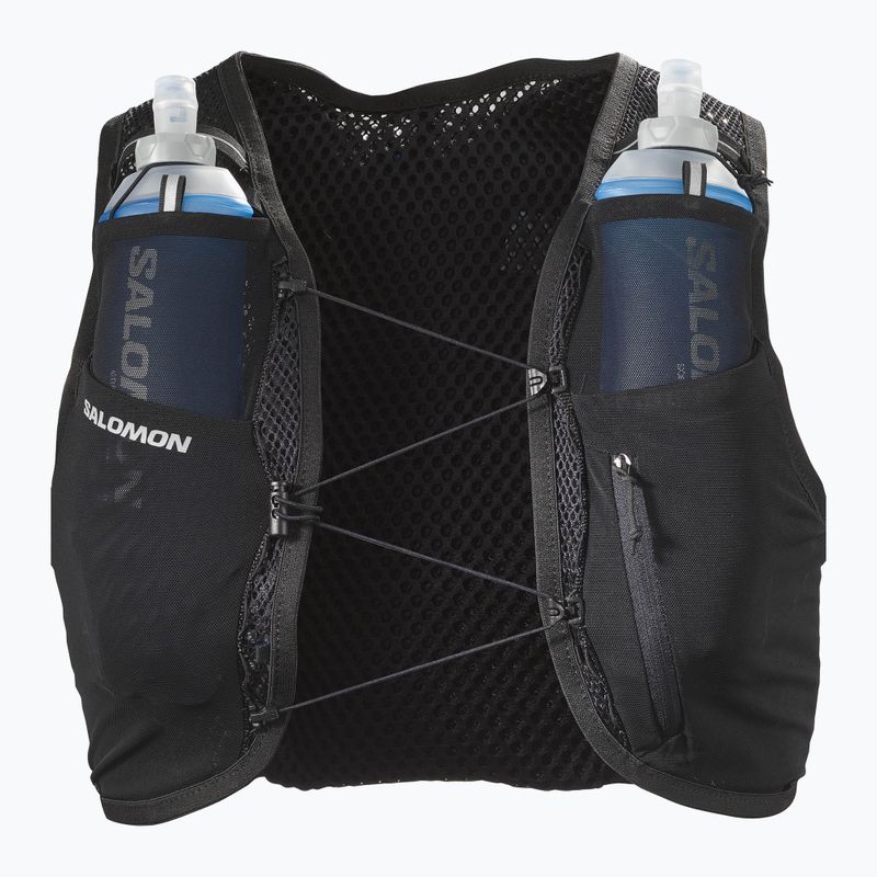 Salomon Active Skin 4 комплект раница за бягане черна